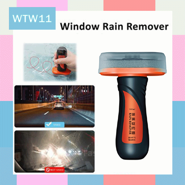 WTW11 Alat Pembersih Kaca Mobil Anti Air Hujan Rain Remover Hydrophobic 100m