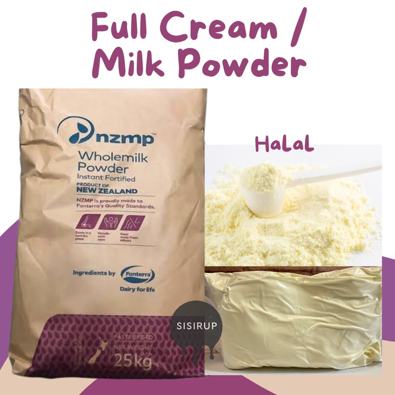 (Halal) Full Cream NZMP / Susu Bubuk 500 GR