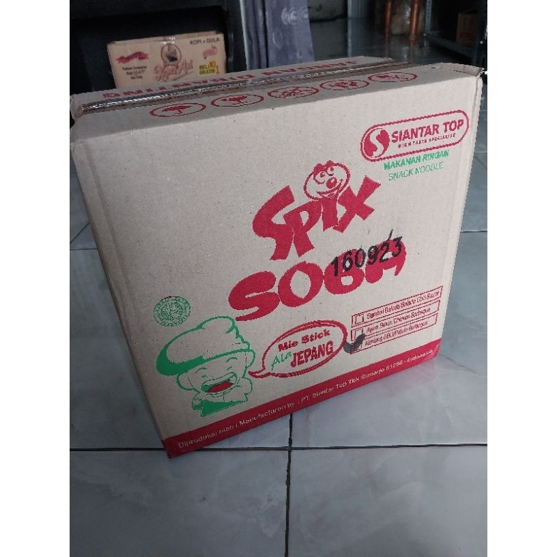 

2Xbtygneal Sakha Snack ) Spix/ Soba Mie Goreng 1 Dus Isi 80 Pcs/ 8 Renteng