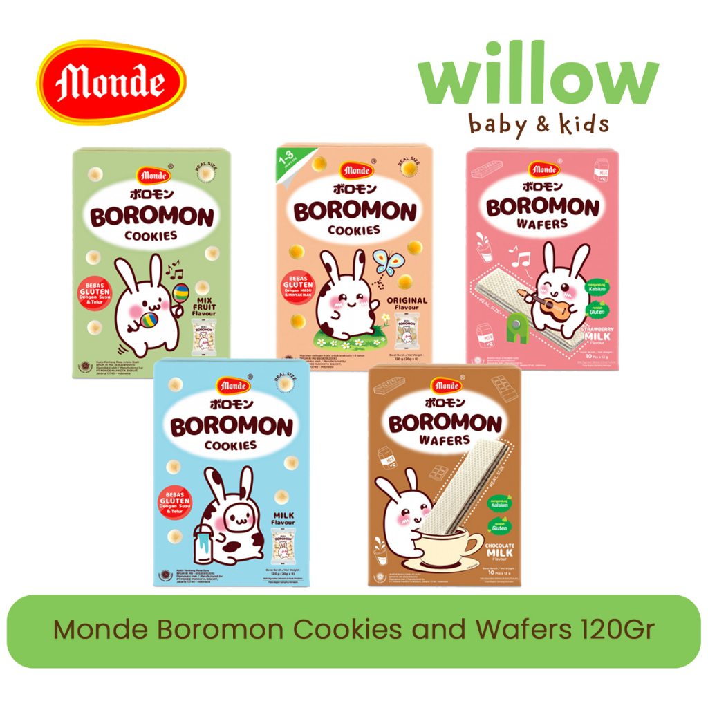 Snack Bayi - Monde Boromon Cookies 120Gr