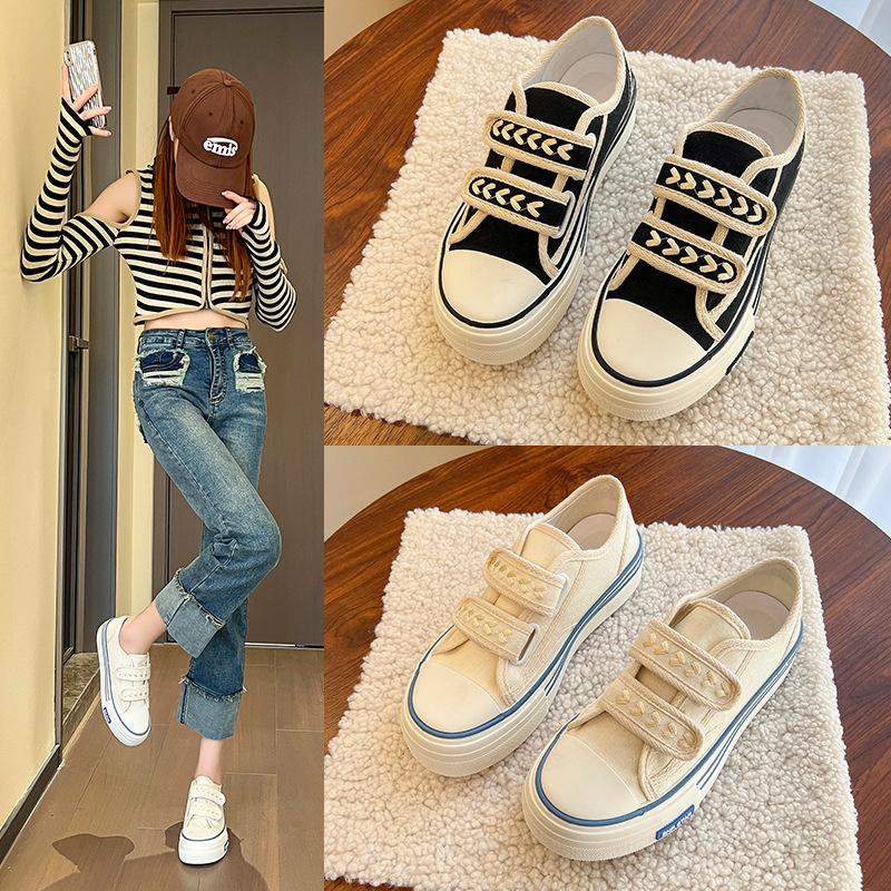 COD POS 175 Sepatu Sneakers Tali Velcro Straps Wanita