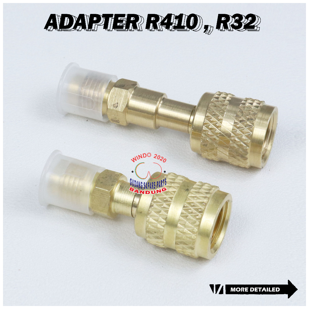 SAMBUNGAN  R 410  NEPEL R32 &amp; R410 | ADAPTER / KONEKTOR KRAN OUT DOOR KE SELANG MANIFOLD / ANALISER