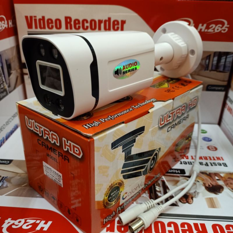 Kamera Cctv 6mp Indoor / Outdoor ColorVu 24 jam Berwarna Full hd 1080p