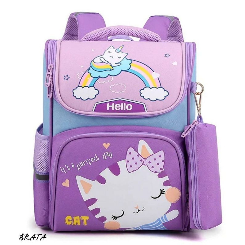 Kode(A) RaidStore93/Tas ransel anak karakter/tas punggung anak wanita/tas gendong anak laki-laki/Tas sekolah TK-SD