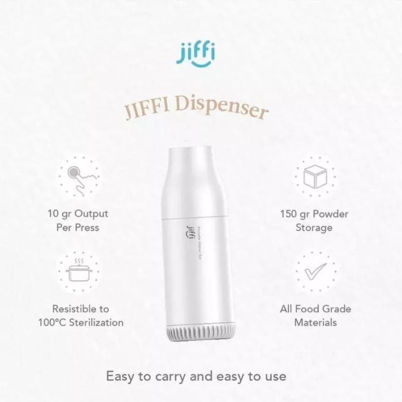 JIFFI Milk Dispenser / Jiffi Tempat Susu Bubuk