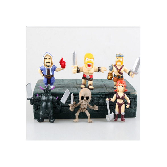 figure COC pajangan single figure set card coc miniature