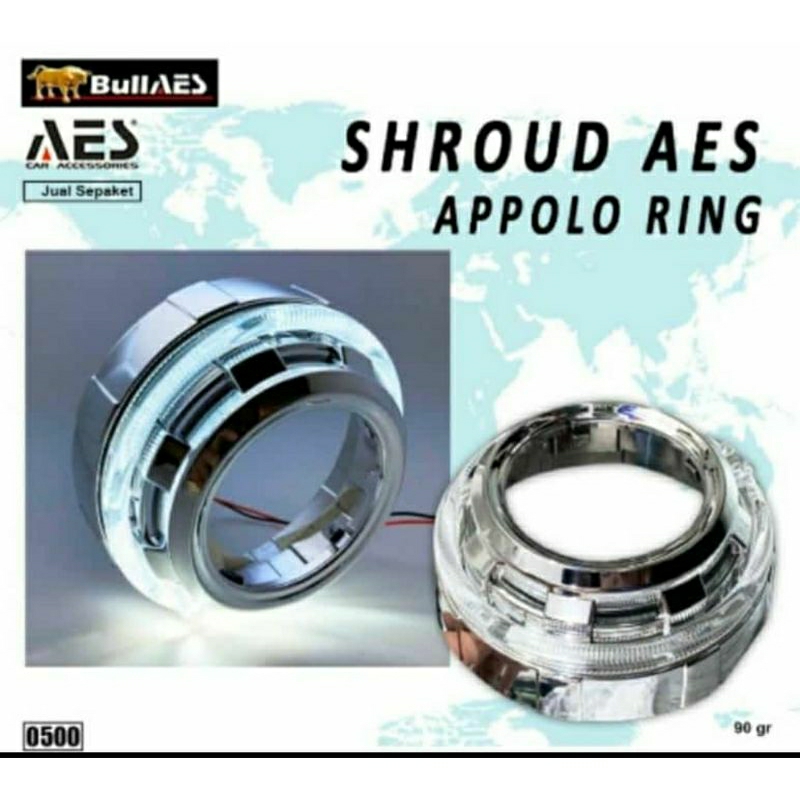 Shroud AES Projie Projector BILED HID AES Appolo Ring Style 3 Inchi