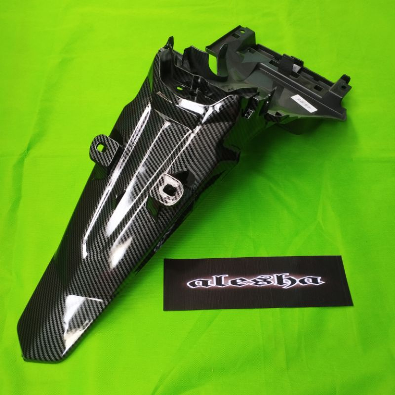 Spakbor Belakang Beat FI Full Carbon - Karbon Celup - Karbon WTP - Karbon Cover Body Motor