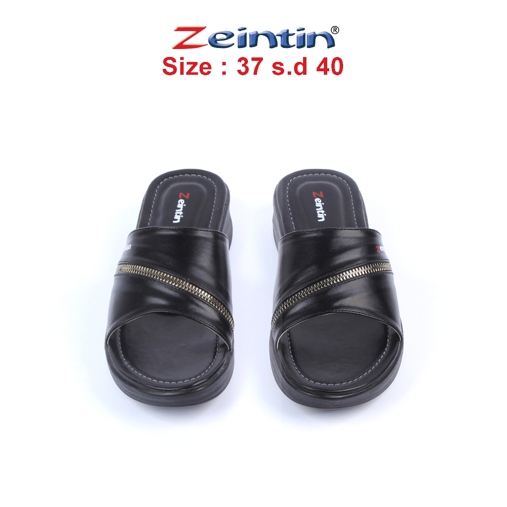 Zeintin - Sandal Wanita HItam Sandal Wedges Wanita Sendal Wanita Terbaru Zeintin HP