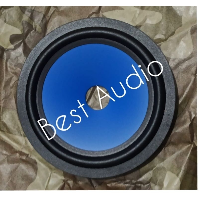 Daun kertaa speaker 5inch 5 inch biru woofer karet mika diameter  12.5cm voice 20mm