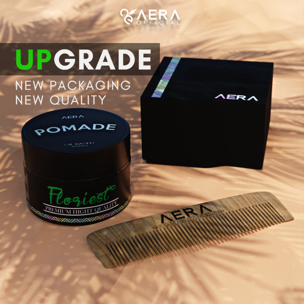AERA POMADE OIL BASED - FLORIEST - FREE SISIR - Hair Care &amp; Styling Solution - PREMIUM QUALITY | TRAVEL SIZE