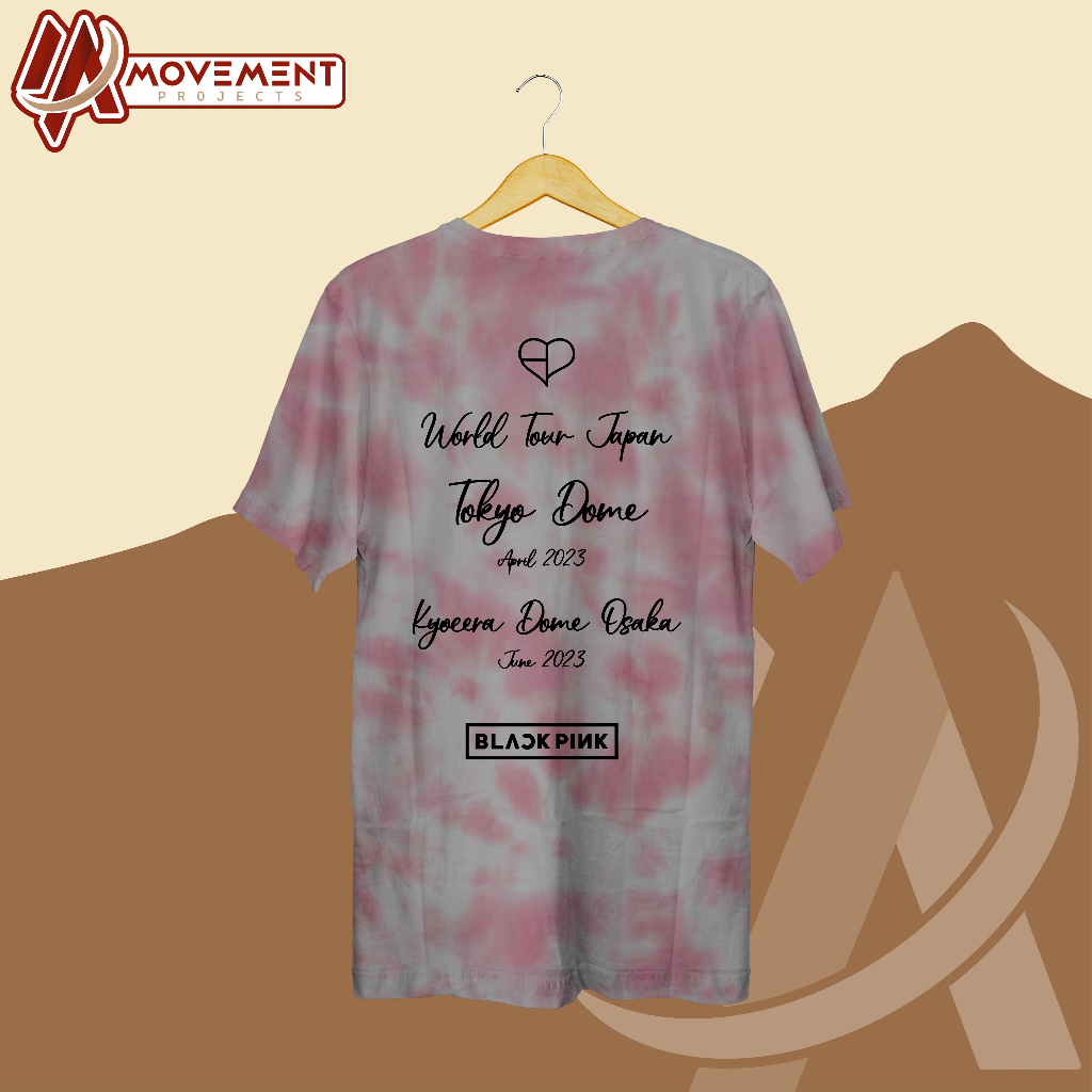 [EKSKLUSIF] KAOS BORNPINK TIEDYE WORLD TOUR JAPAN