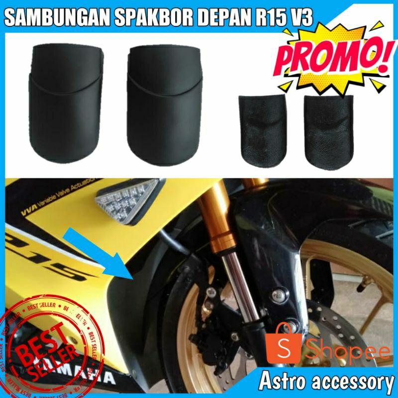 Sambungan Sepakbor depan yamaha R15 V3/Sambungan Sepakbor depan yamaha r15 v3/Sambungan Sepakbor dep