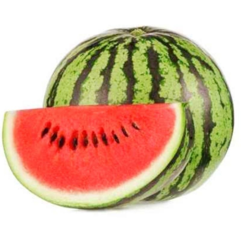 

Buah Semangka Merah 1 butir bulat utuh Buah Segar IBAZA fruitsBOX