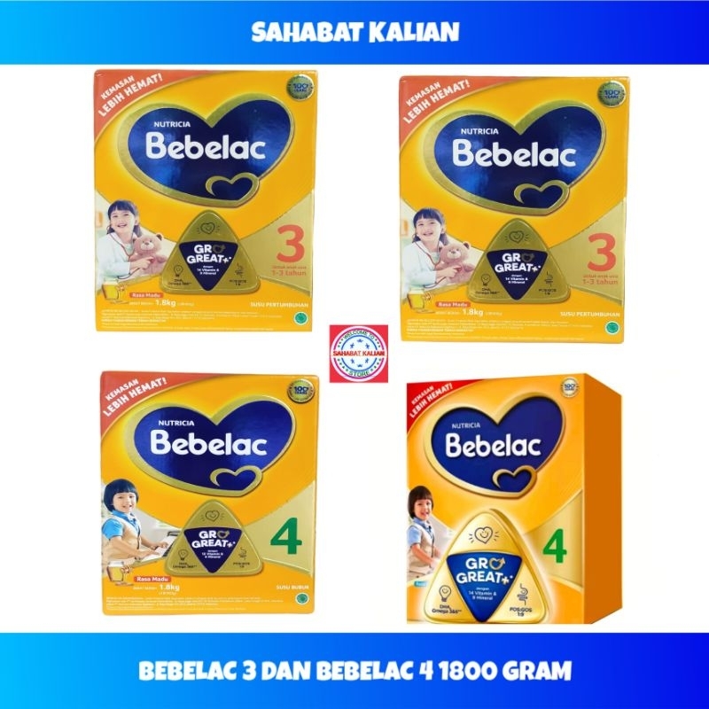 Bebelac 3 dan Bebelac 4 1800gram