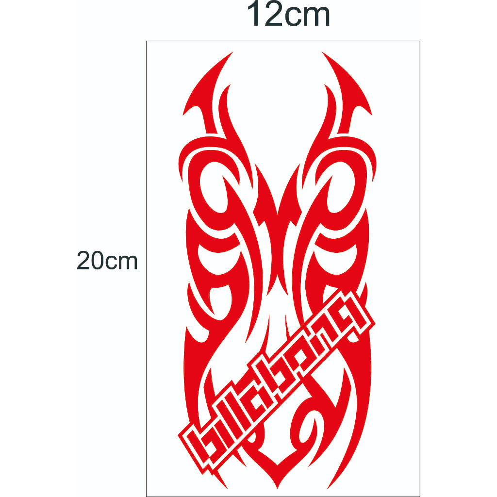 stiker api variasi spakbor depan