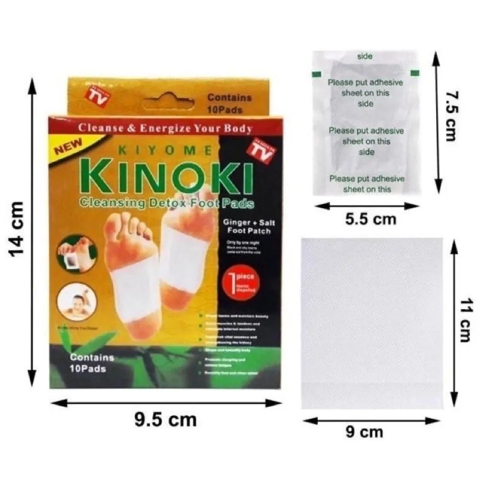 Kiyome KINOKI Gold Koyo Kaki Cleansing Detox Foot Detox Kaki Original isi 10Pcs