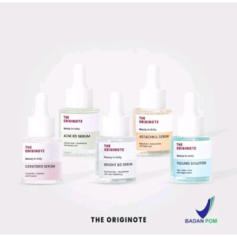 The Originote Face Serum / Originote Bright Serum / Originote Acne Serum / Originote