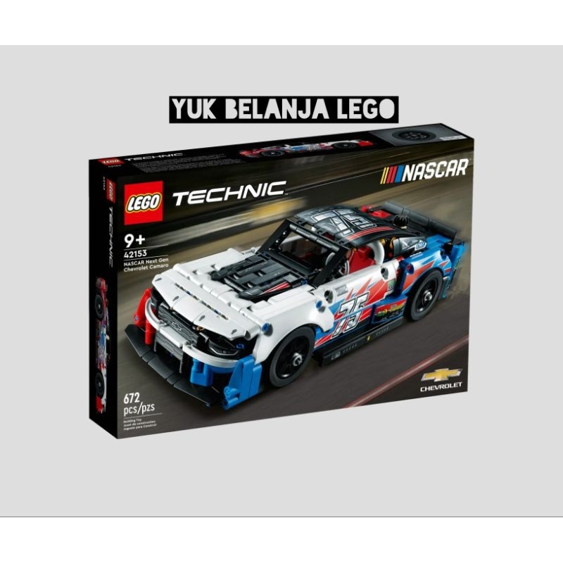 LEGO Technic 42153 NASCAR Next Gen Chevrolet Camaro ZL1 (672 pieces)