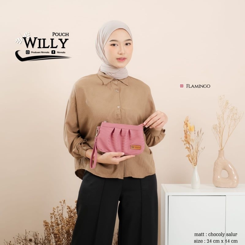 POUCH WILLY ORIGINAL BY NIRMALA BAHAN CHOCOLY SALUR ANTI AIR PREMIUM