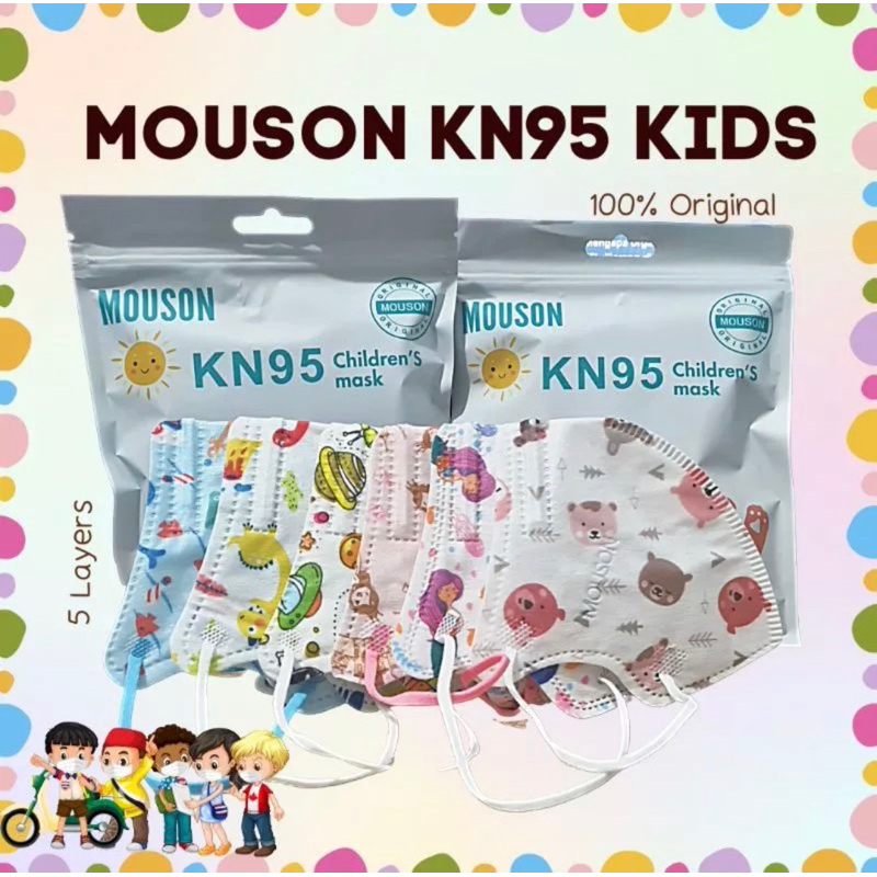 MASKER KN95 ANAK MOTIF KARAKTER/KN95 ANAK KARAKTER (ISI 50PC)