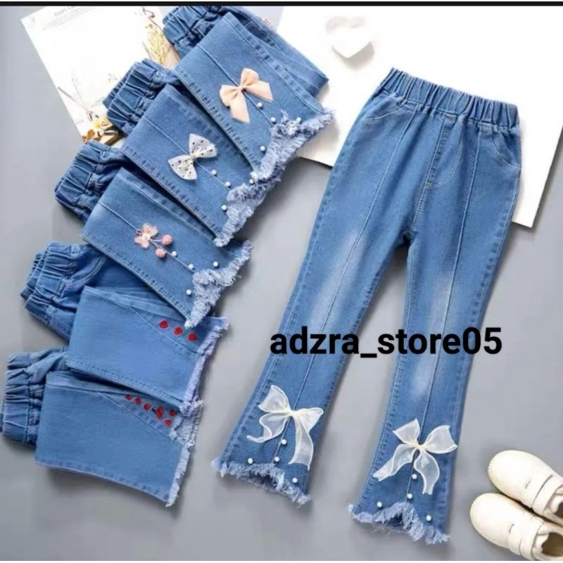 grosir!!! celana jeans anak cewek 2-9 tahun