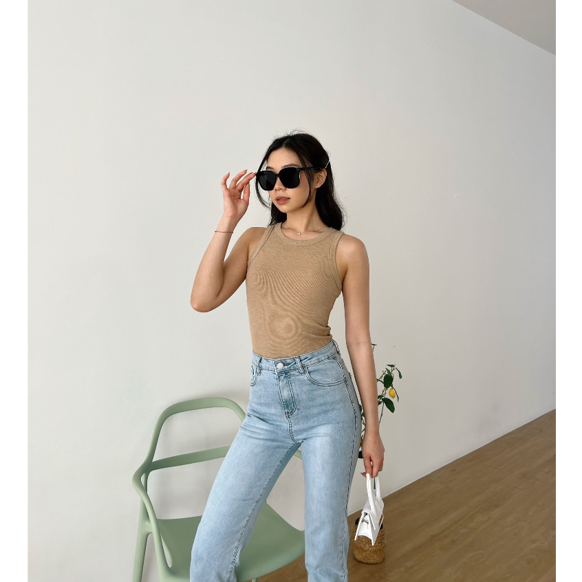 [ Marveile ] Nikki TankTop / Korean Tops Rajut Wanita