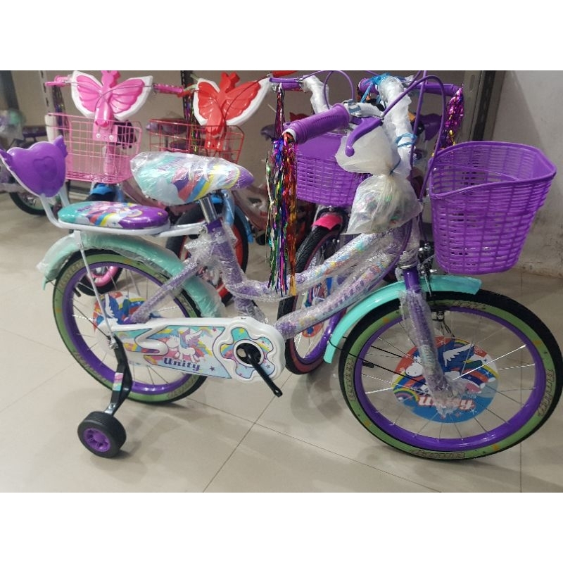 Sepeda Anak Sepeda Mini 18 inch UNITY ( UNGU ~ TOSCA )