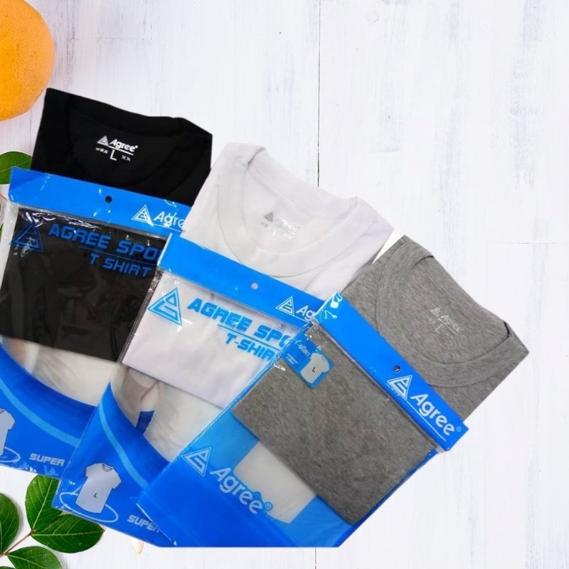 KAOS PAKAIN DALAM AGREE  T - SHIRT |KAOS OBLONG PRIA AGREE | ORIGINAL