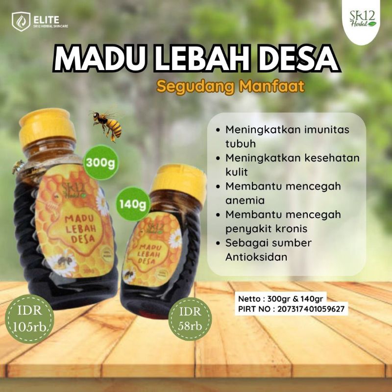 

Madu Lebah Desa SR12, Madu kesehatan