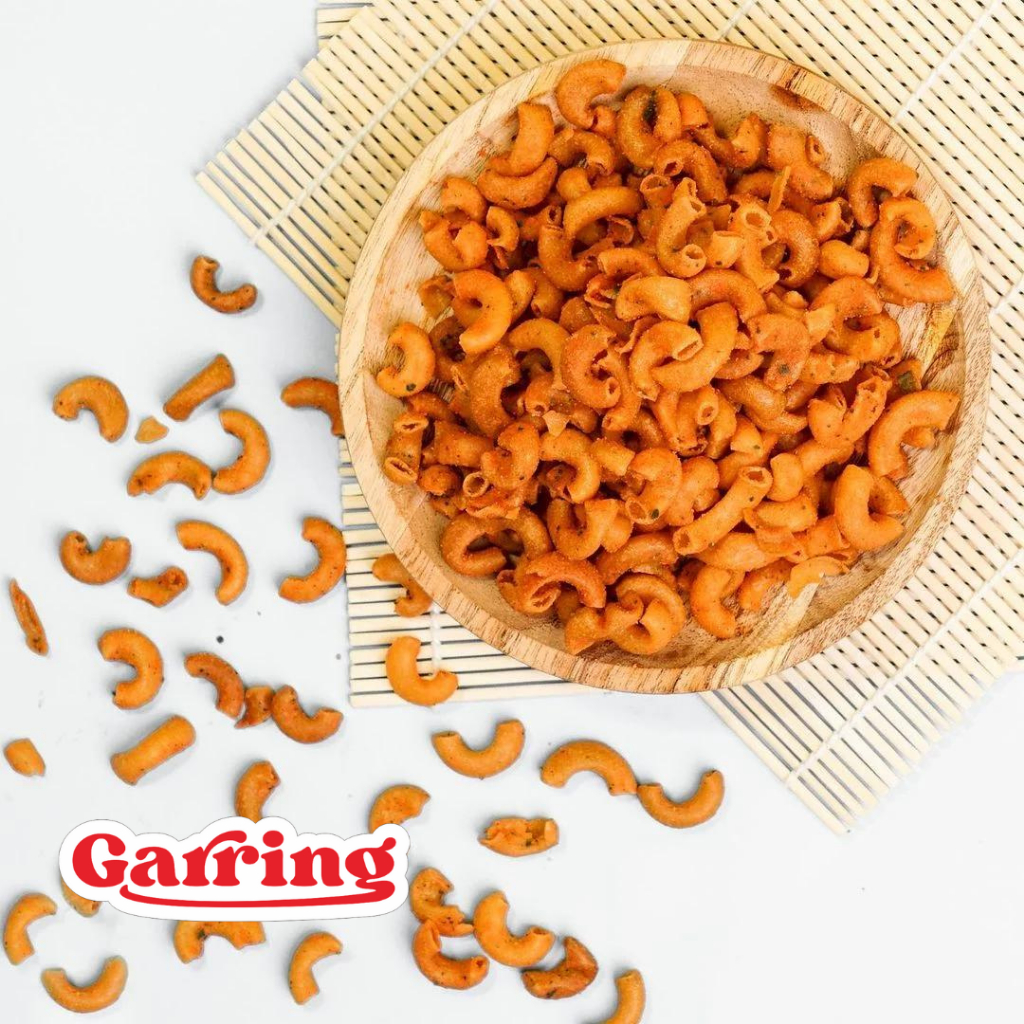 

Garring / Makaroni Pedas Murah Enak 100 gram