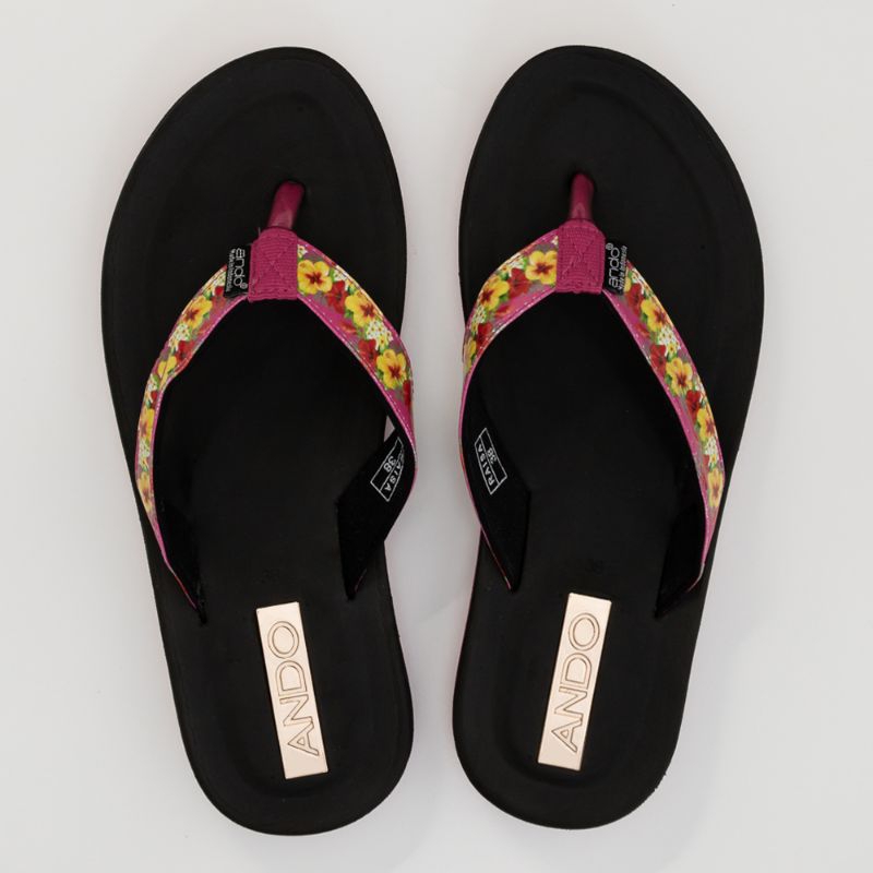 SANDAL ANDO RAISA WANITA - SANDAL JEPIT CEWEK MOTIF BUNGA