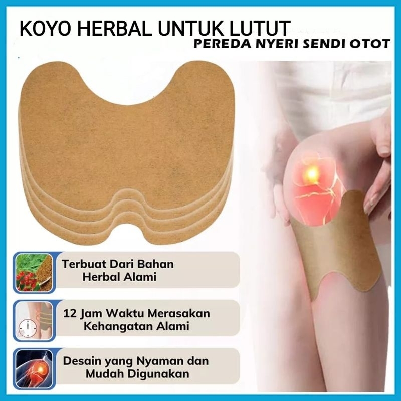 Koyo Lutut Herbal / Stiker Plester Knee Patch Detox
