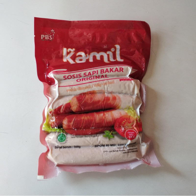 

Kamil Sosis Sapi Bakar Original isi 6pcs 500gr