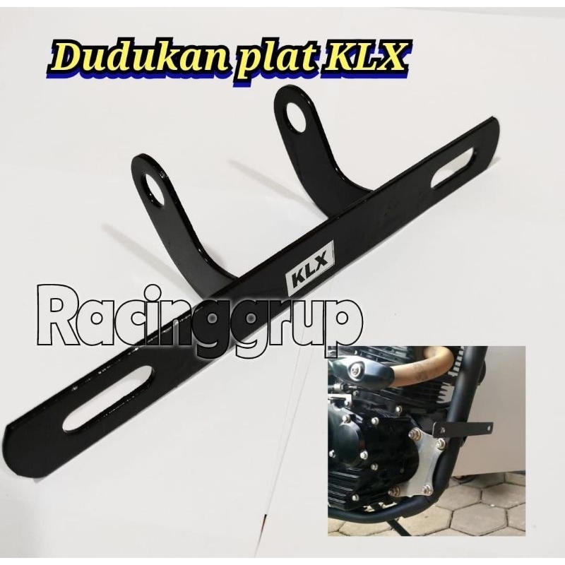 Dudukan Plat Nomor Depan Bawah KLX / Dtracker 150