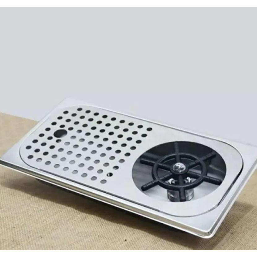 Jug Rinser + Net Bar Glass Stainless Steel Washer Bar Rinser Tray Jug Rinser Pembersih Gelas dan Mil