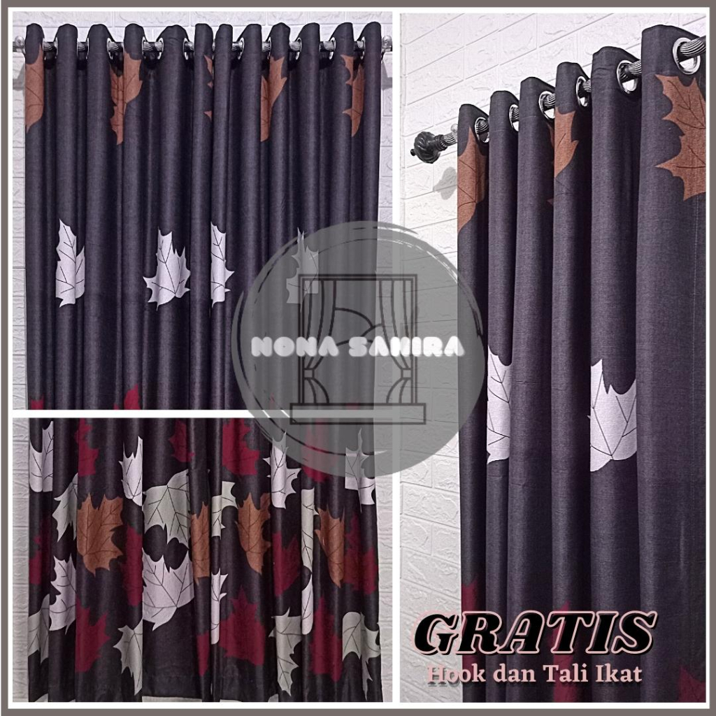 GORDEN JENDELA PINTU MINIMALIS MODEL SMOKERING 12 RING MOTIF AESTHETIC TERLARIS