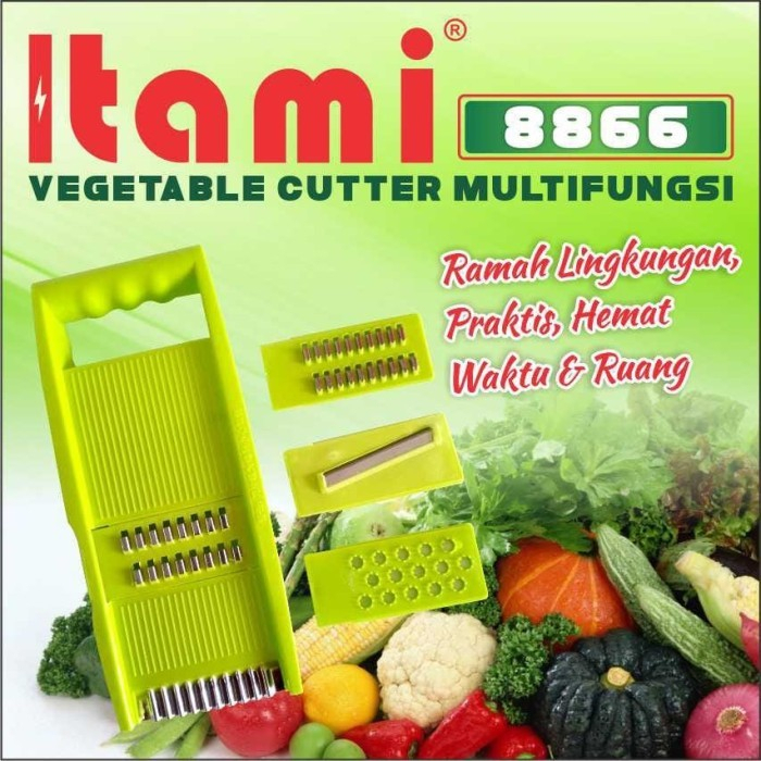 

Parutan Serbaguna Multifungsi 4in1 Itami Vegetable Cutter VC-8866