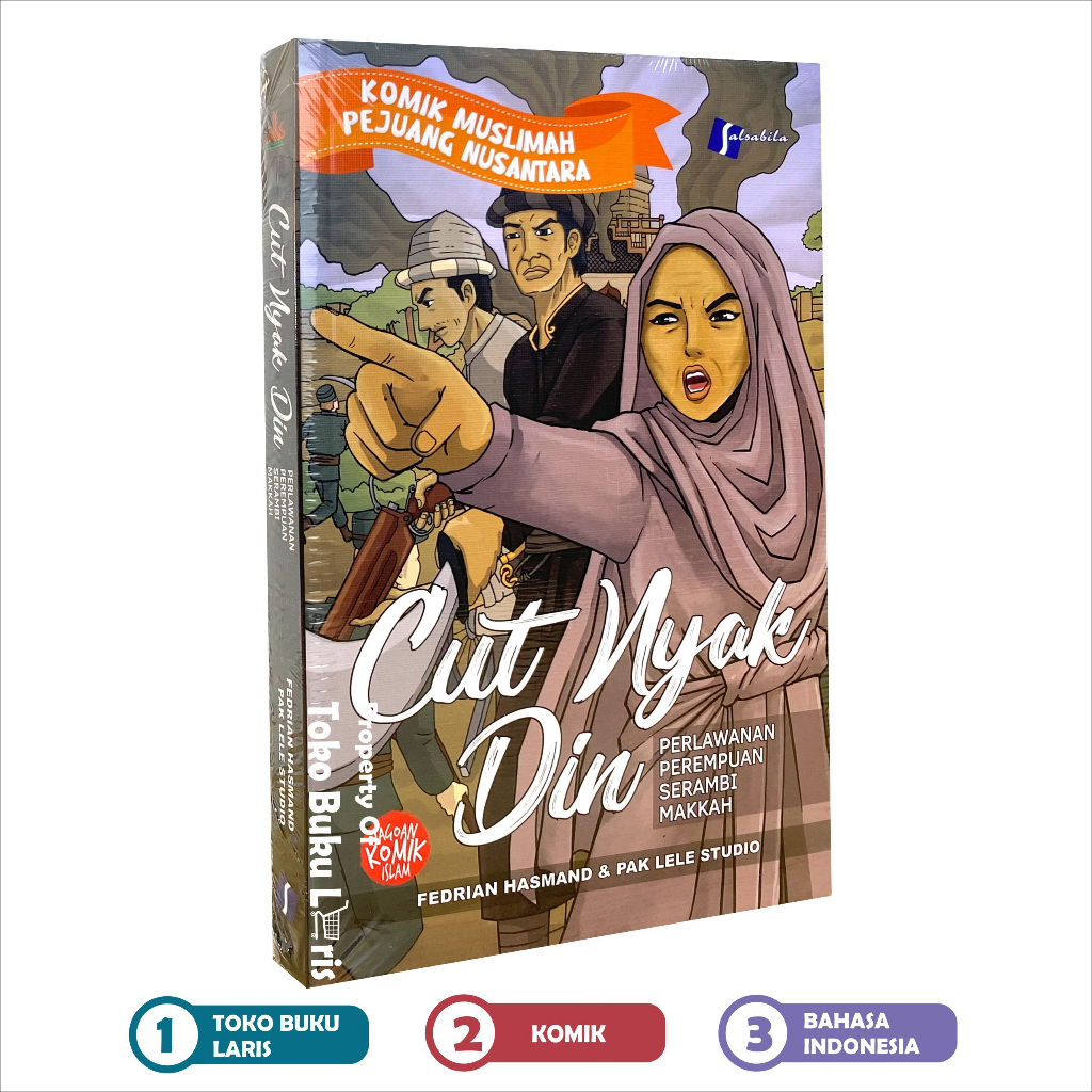 Komik Cut Nyak Din Perlawanan Perempuan Serambi Makkah Penerbit Salsabila