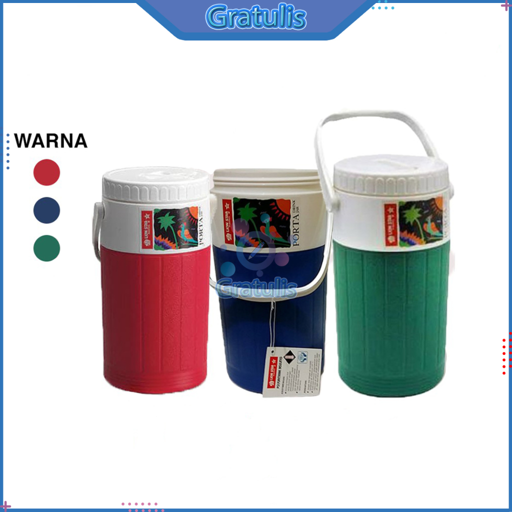 TREMOS AIR PANAS DINGIN LION STAR PORTA [2 LITER] / BOTOL TERMOS TEMPAT AIR MINUM / TEREMOS ES