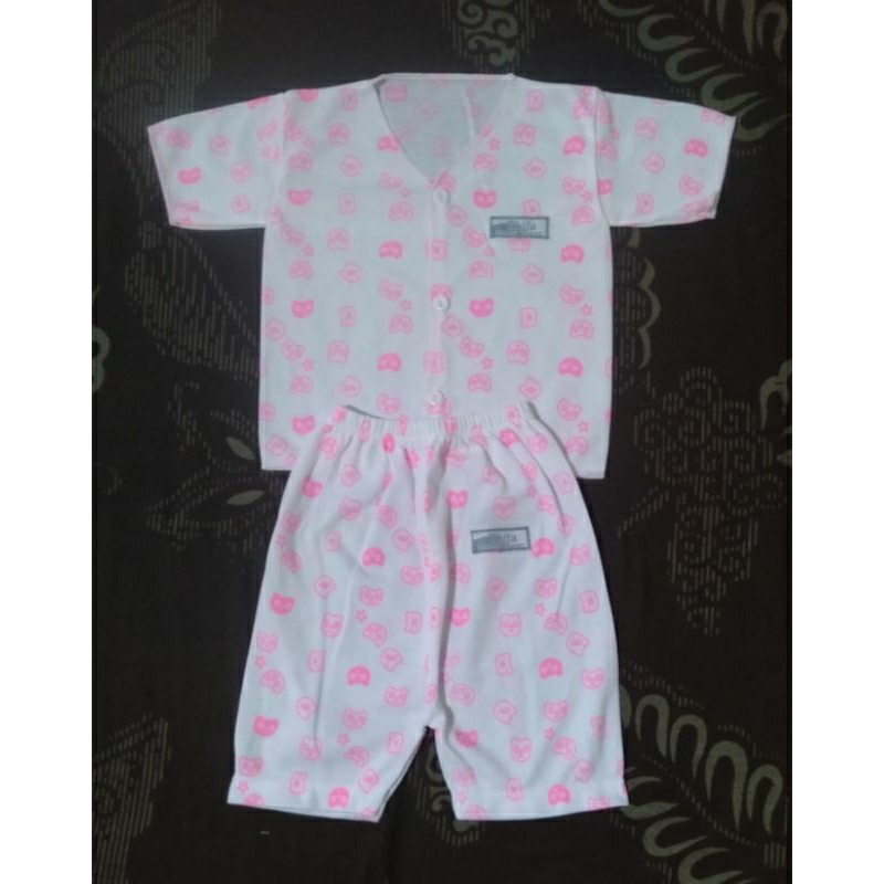 (COD) STELAN BAJU BAYI USIA 0-3 BULAN (PILIH WARNA)