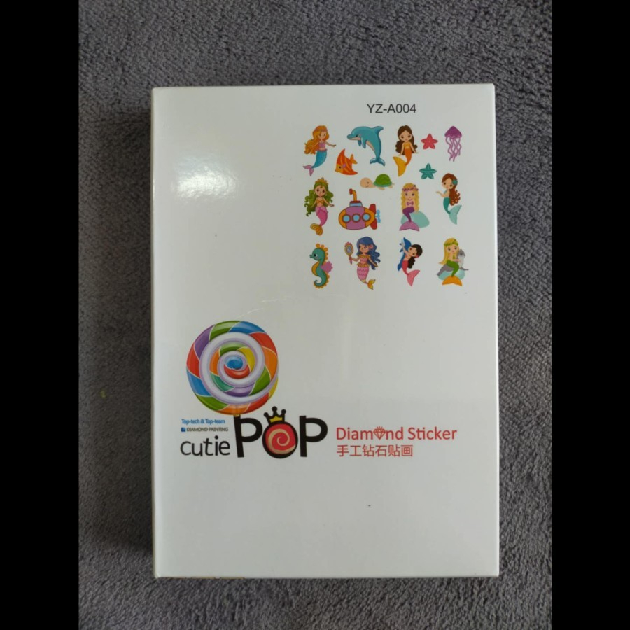 Mainan Anak Sticker Diamond/Stiker Diamond Cuti POP Sticker Motif Grosir