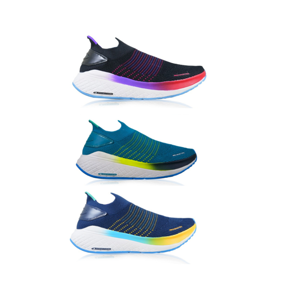 Sepatu Running 910Nineten YUKA ACCEL ADDICTION Sepatu Lari - HIJAU/HIJAU-LIME/BIRU