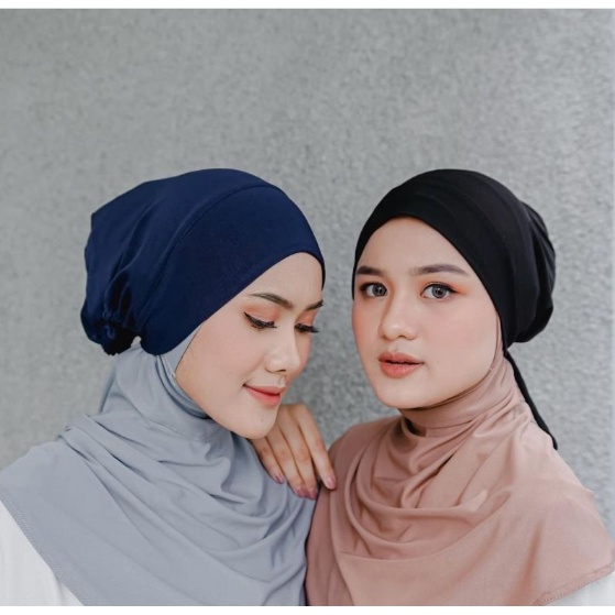 Ciput Tali Turki Inner Iner Hijab Arab Turkey Bahan Kaos Premium dalaman Basic Anti pusing Anti Budeg