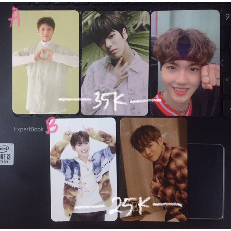 TREASURE PHOTOCARD PC 1ST PRESS JUNKYU JUNGHWAN POB KTWON DOYOUNG CHAPTER CH 1 BLACK JAEHYUK CHAPTER