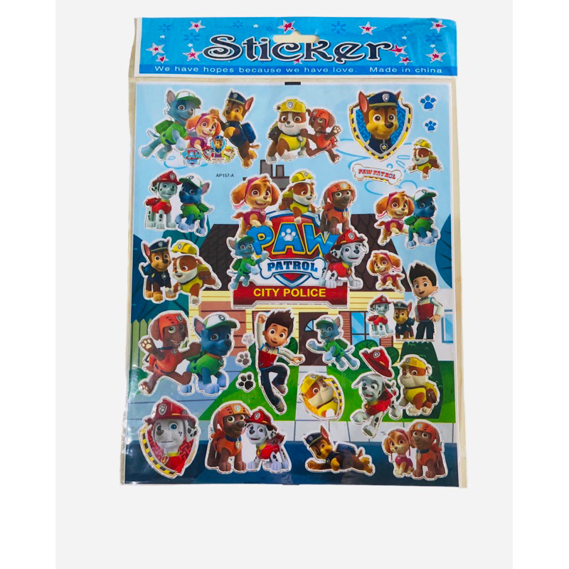 

MAINAN STICKER PAW PATROL- STIKER TEMPEL