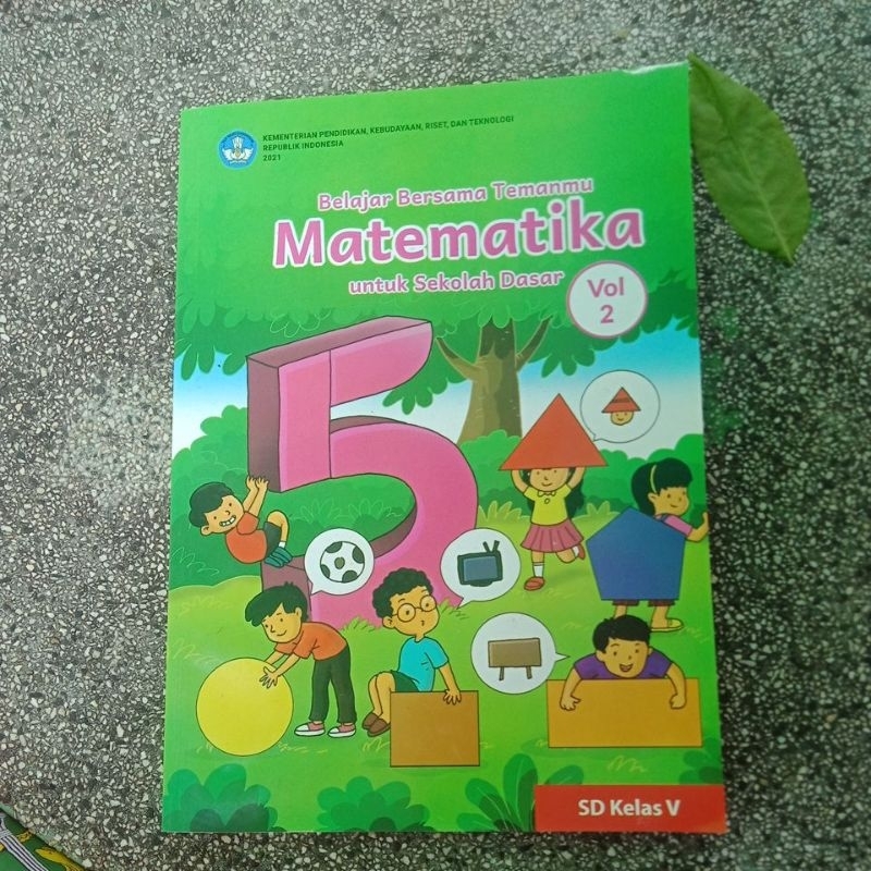 Buku pelajaran matematika SD kelas 5 vol 2 kurikulum merdeka
