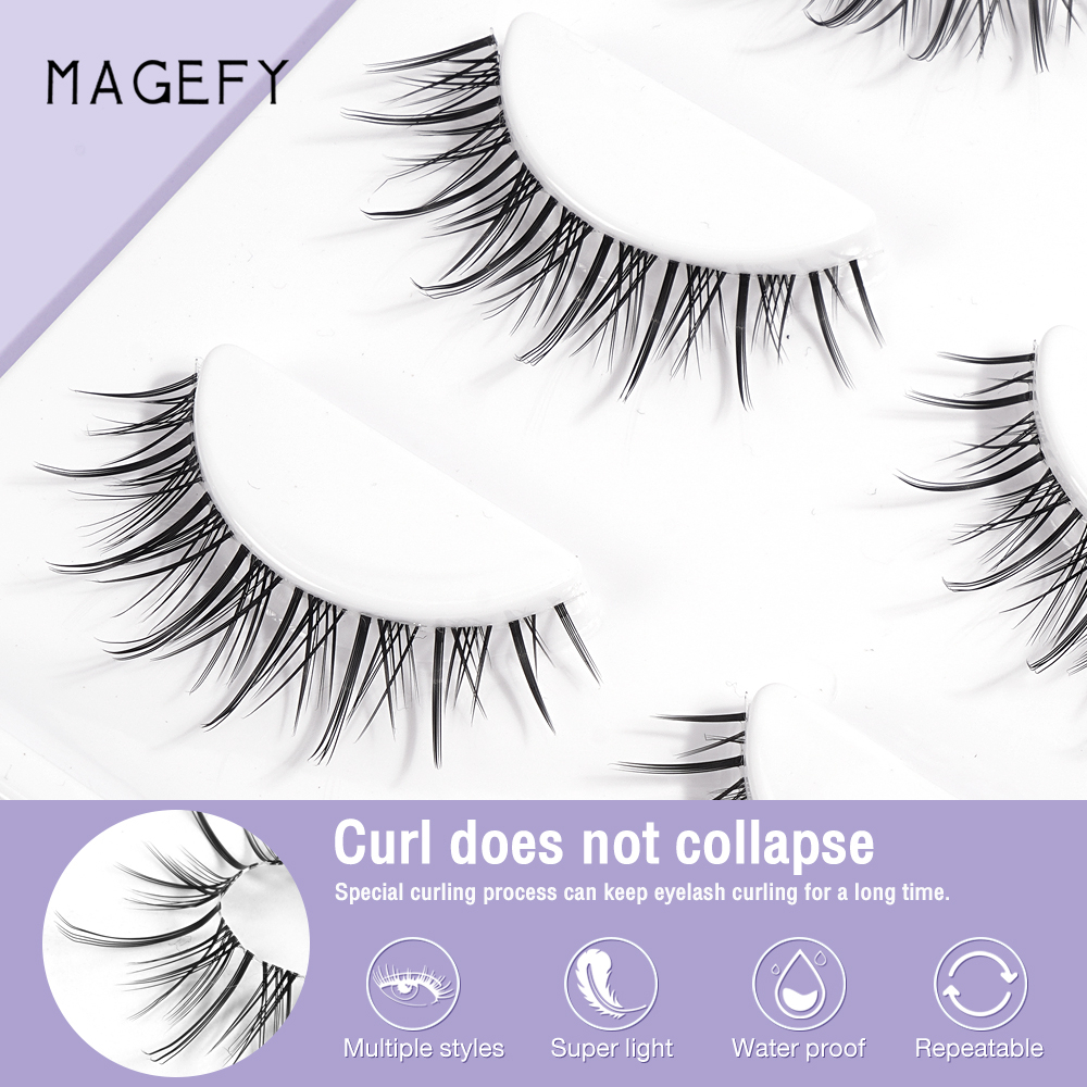 MAGEFY Bulu Mata Eyelash Eyelash Extension Bulu Mata 3D Lem Bulu Mata 7378