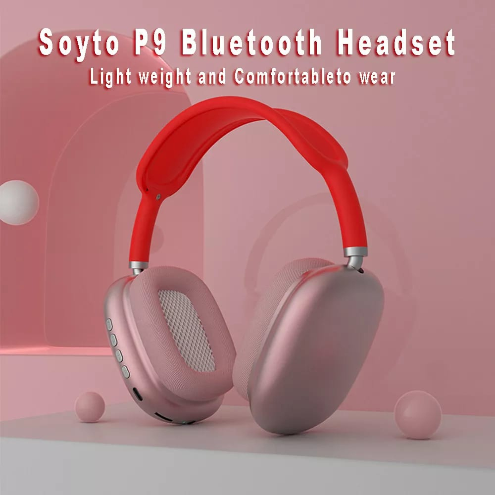 Headset Bluetooth P9 Headphone Bluetooth Bando P9 Ori Super Clone 1:1