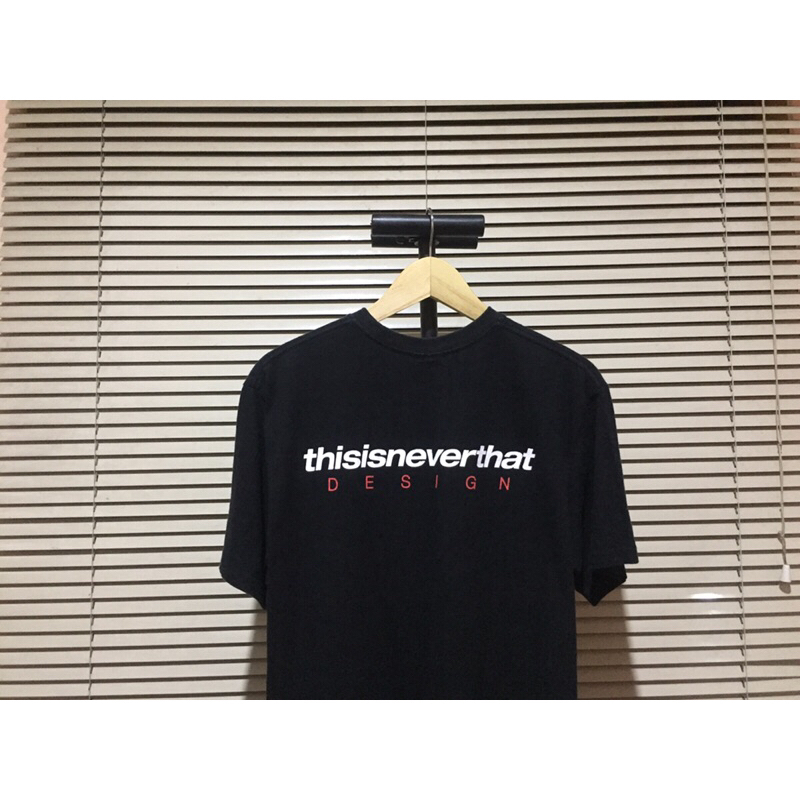 T-SHIRT THIS IS NEVER THAT ART LOGO BLACK